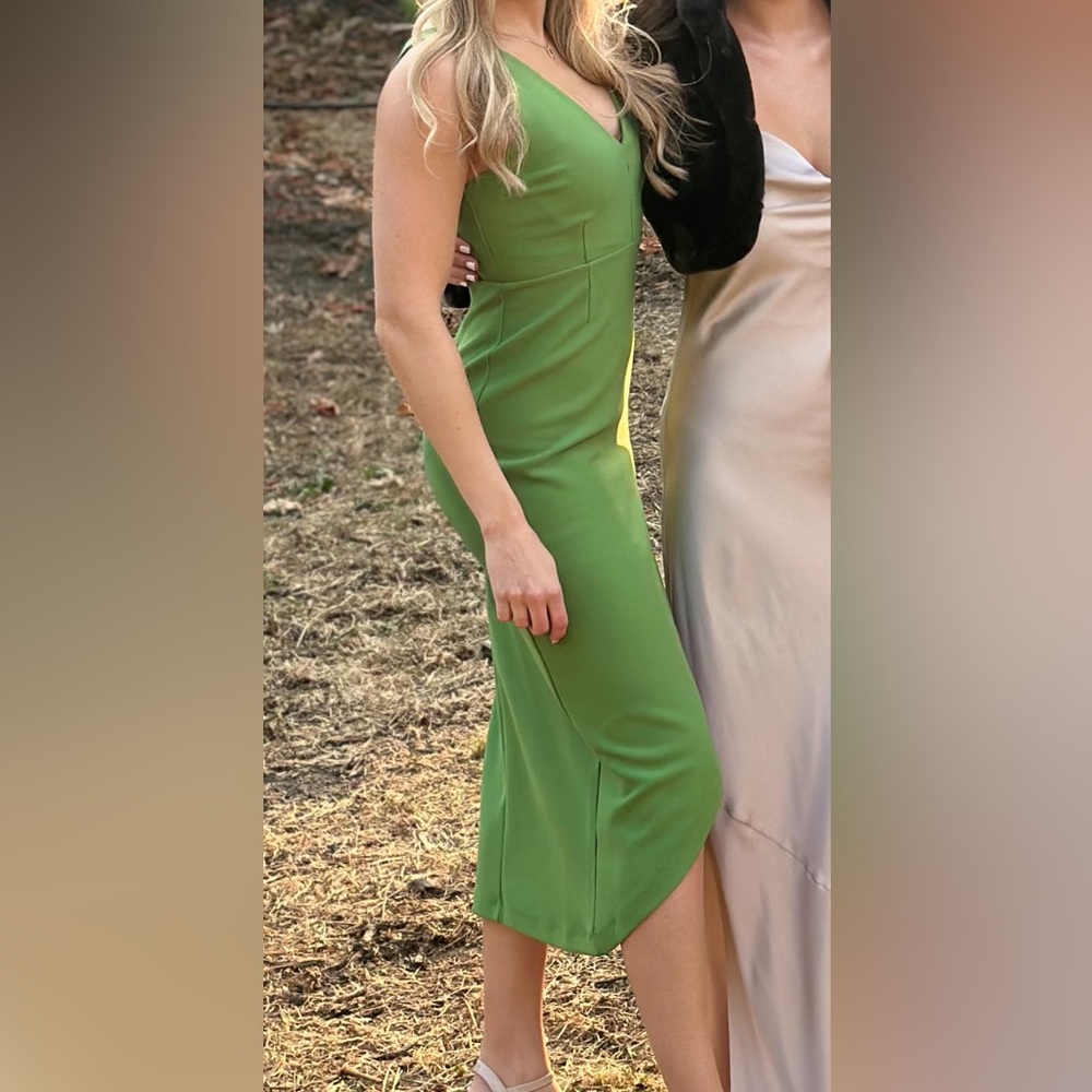 XS Abercrombie & Fitch Green Wedding Guest Dress